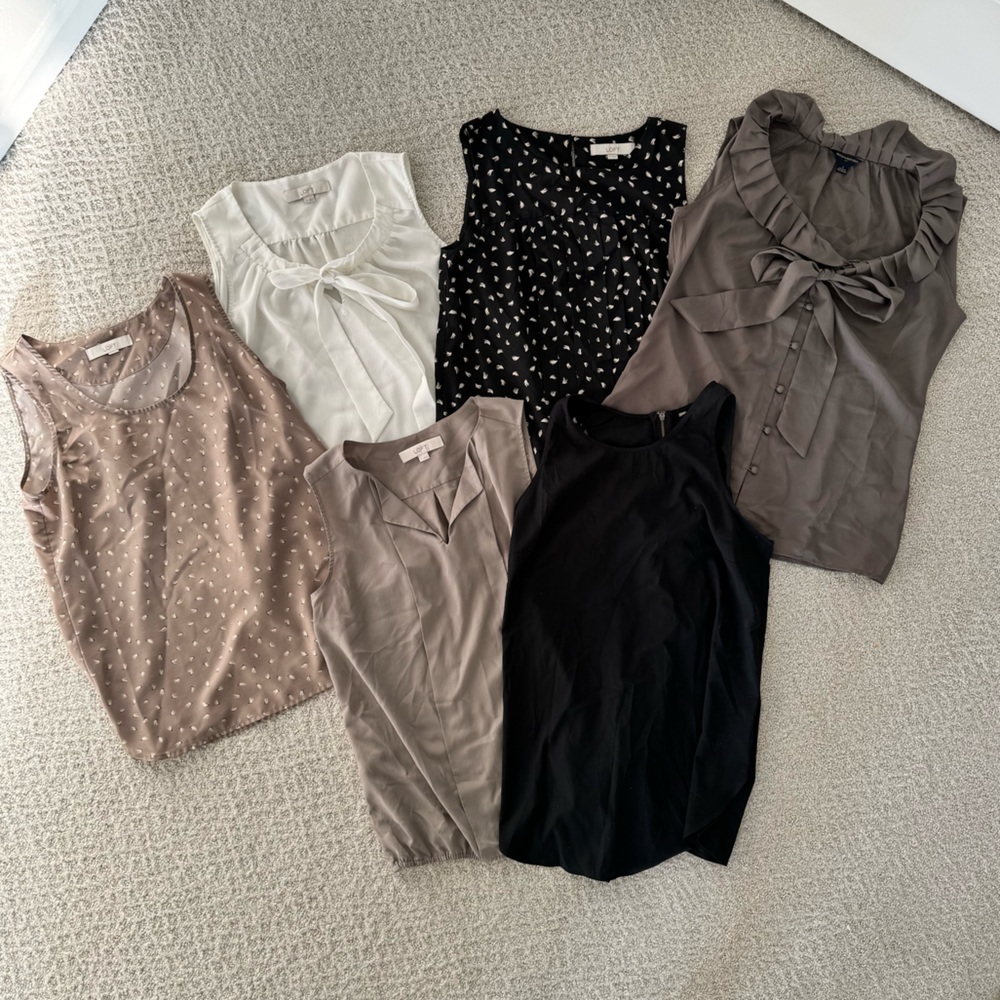 LOFT & Banana Republic Work Top Bundle !!